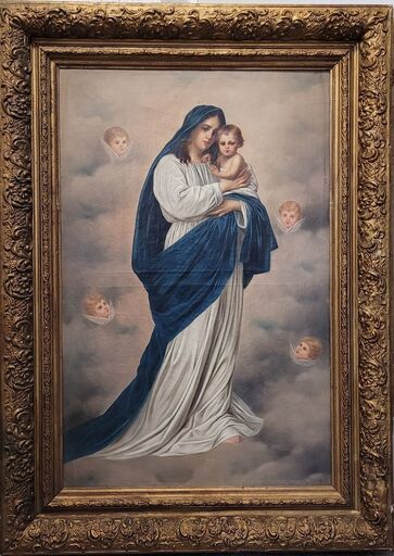 Piotr STACHIEWICZ - Pintura - Madonna mit Jesus Kind