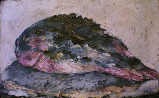 Paolo VALLORZ - Gemälde - Pesce luna