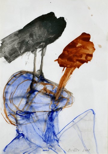 Walter PICHLER - Drawing-Watercolor - Input-Output