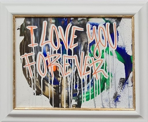Karl LAGASSE - Painting - I love you forever