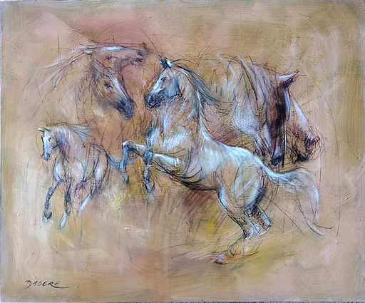 Pascal DABÈRE - Painting - Sahara
