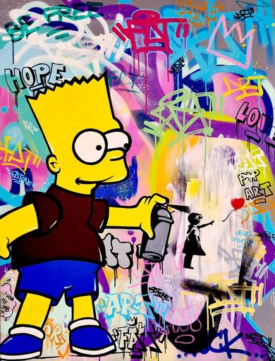 FAT - Painting - Bart Simpson