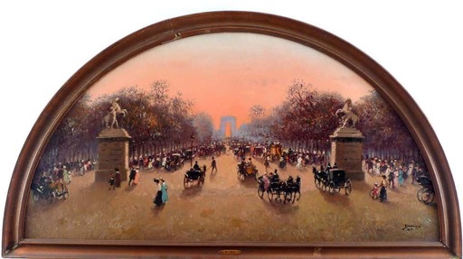 Gaspar MIRO LLEO - Gemälde - Jardin des Tuilleries