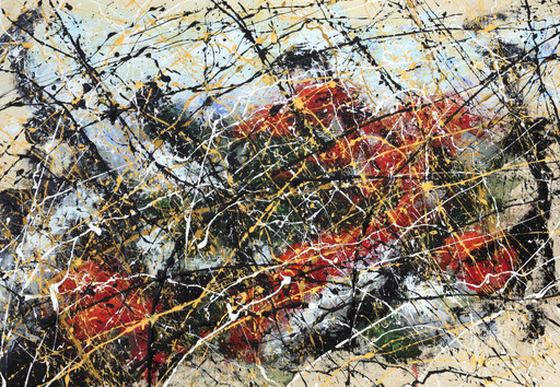 Jean-Jacques MARIE - Gemälde - Abstraction lyrique série A 535