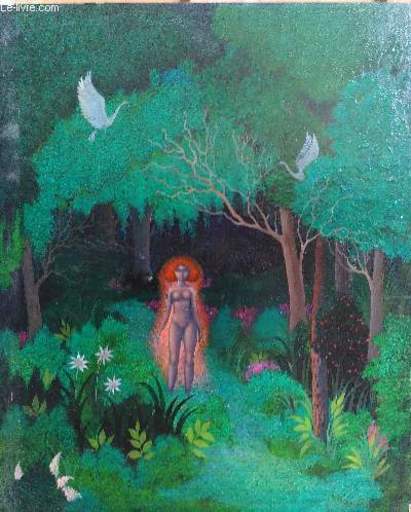 Georges BRAEM - Painting - La forêt magique