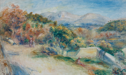 Pierre-Auguste RENOIR - Painting - Vue prise des Collettes, Cagnes