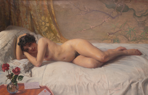 Mikhaïl Viktorovic RUNDALIJZEFF - Painting - Nude