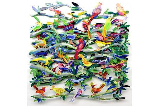 David GERSTEIN - Skulptur Volumen - EXOTIC BIRDS 