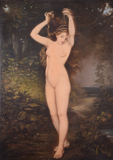 Charles Victor THIRION - Painting - Untitled (Female Nude) II