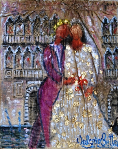 Valerio BETTA - Painting - Spose a Venezia_ Wedding in Venice special price