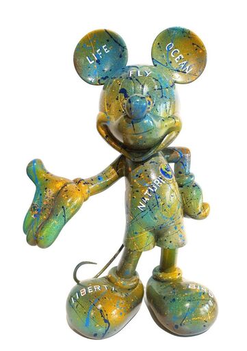 MISS COCO - Sculpture-Volume - Mickey "Beautiful Planet"