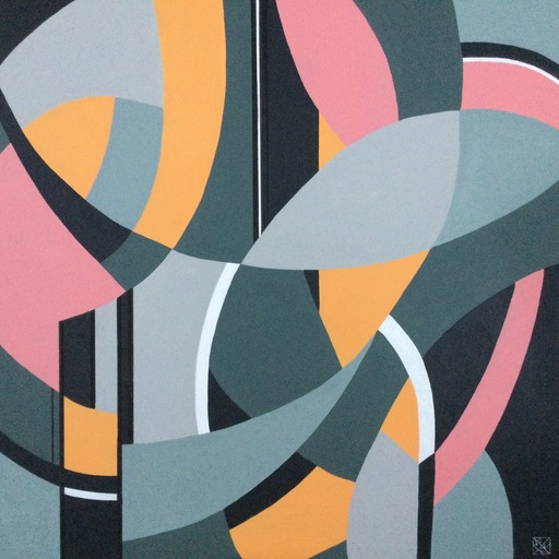 Brigitte THONHAUSER-MERK - Pintura - Abstraction B
