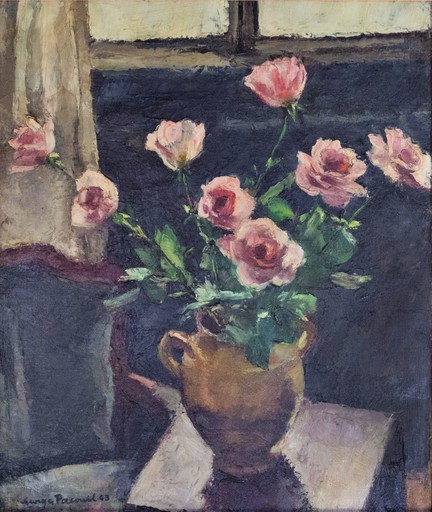 Georges PACOUIL - Painting - ROSES