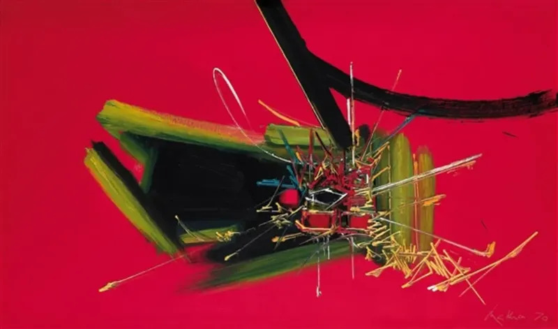 Uxelles By Georges Mathieu Buy Art Online Artprice