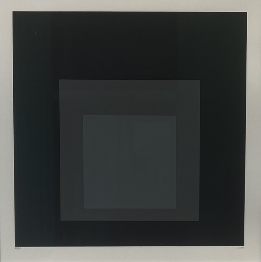 Josef ALBERS - Estampe-Multiple - Hommage au carré