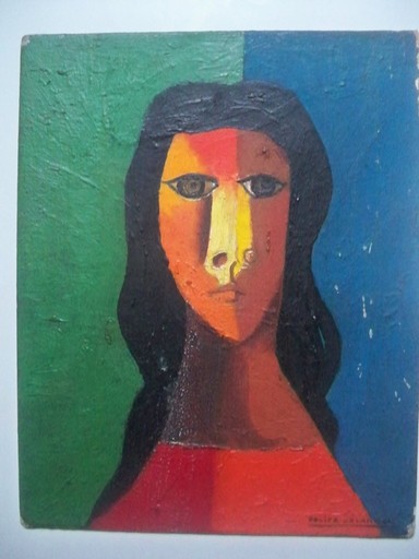 Felipe ORLANDO - Peinture - Portrait de Femme