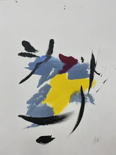 Jean MIOTTE - Zeichnung Aquarell - Composition 90