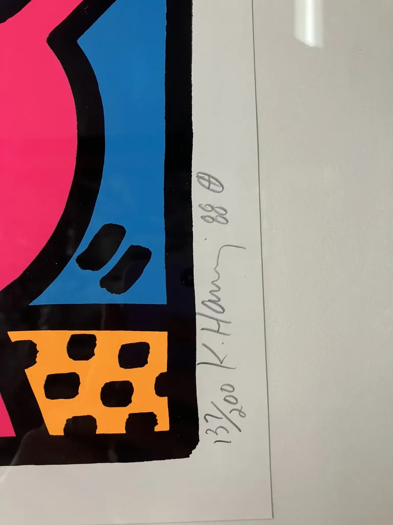 Keith Haring、Mom、希少レゾネ、新品額装付、アート Pop Shop II, (4) by | Keith HARING | buy art online | artprice
