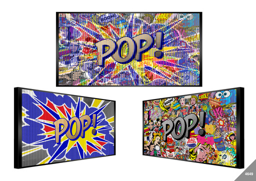 Patrick RUBINSTEIN - Gemälde - Pop Art Explosion