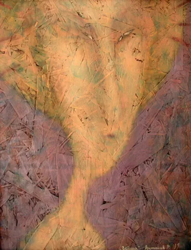 Roman ANTONOV - Painting - Geisha # 2