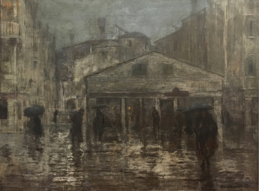 Cesare VIANELLO - Gemälde - Sera triste