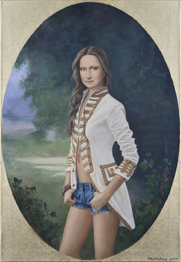 Nataliya BAGATSKAYA - Gemälde - Contemporary portrait "Photo for Memory"