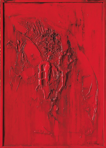 Claudio GIACONE - Painting - Forma rossa