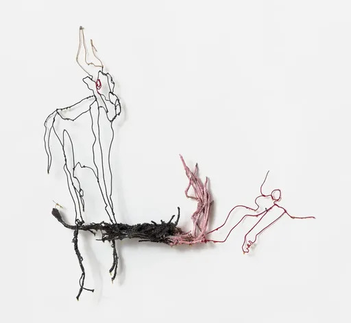 Beatrice DE DOMENICO - Scultura Volume - J'ai Croisé un Eléphant Rose