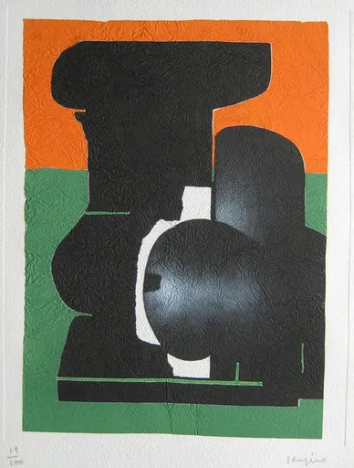 Ladislas KIJNO - Stampa-Multiplo - LITHOGRAPHIE SIGNÉE CRAYON NUM/100 HANDSIGNED LITHOGRAPH