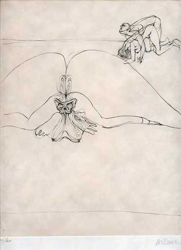 ハンス・ベルメール - 版画 - GRAVURE 1973 SIGNÉE AU CRAYON NUM/40 HANDSIGNED ETCHING 