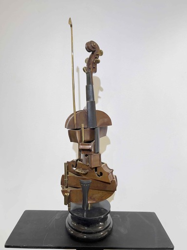 Fernandez ARMAN - Sculpture-Volume - Violon Cubiste 2 P