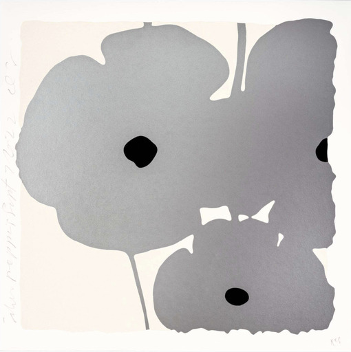 Donald SULTAN - Druckgrafik-Multiple - Silver Poppies, Sept 7
