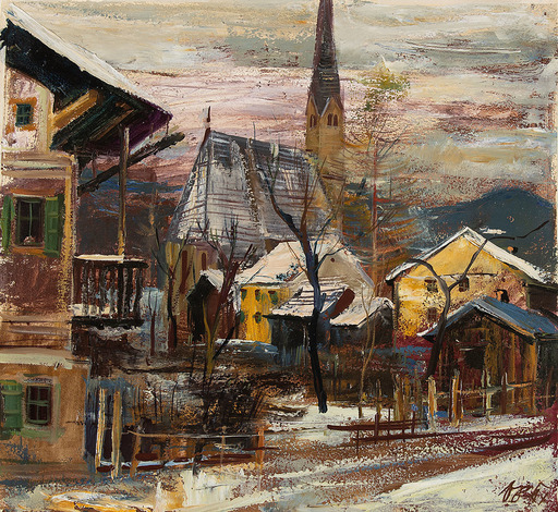 Otto Rudolf SCHATZ - Peinture - Wagrain