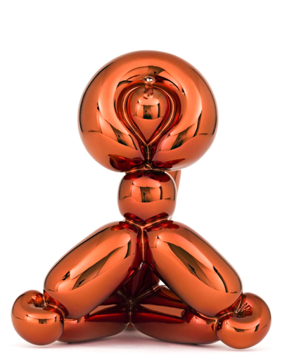 Jeff KOONS - Skulptur Volumen - Balloon Monkey (Orange)