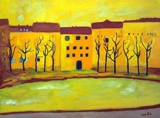 Janna SHULRUFER - Painting - urban landscape
