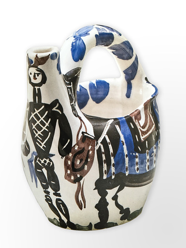 Pablo PICASSO - Ceramic - Cavalier et cheval