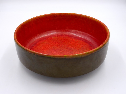 Alessio TASCA - Ceramiche - Glazed ceramic bowl/centerpiece, Alessio TASCA 1970s.