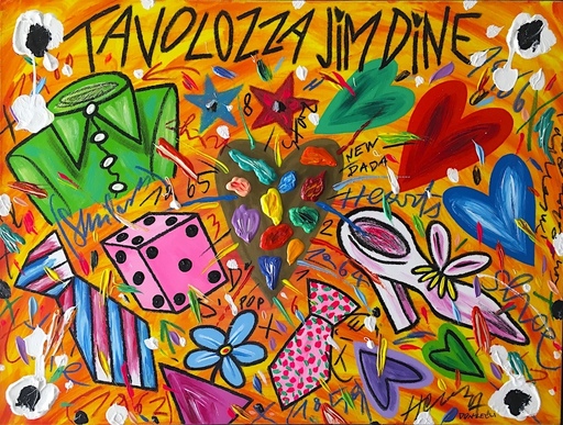 Bruno DONZELLI - Gemälde - Tavolozza Jim Dine