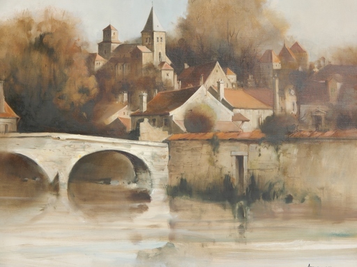 BERTRAN - Painting - Chatillon sur Seine