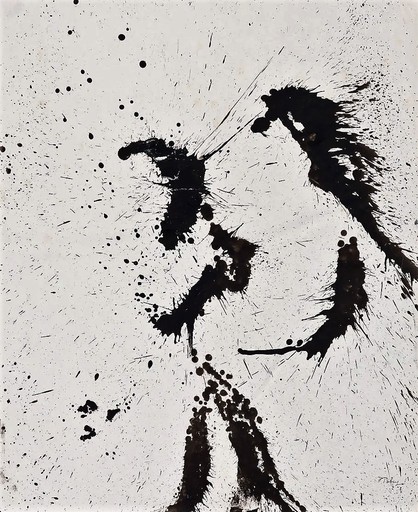 Mark TOBEY - Stampa-Multiplo - Model for Sumi no. 7