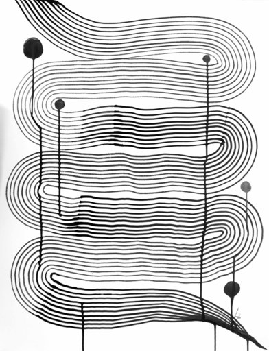 Sumit MEHNDIRATTA - Zeichnung Aquarell - Composition 319