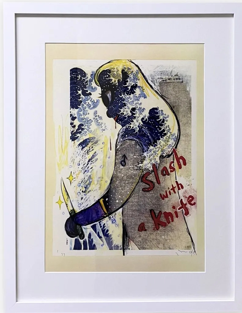 奈良美智　版画　人気画家　アート　美術品(村上隆　草間彌生) 售出）DEATH NYC 版畫限量100版奈良美智村上隆草間彌生kaws 含訂