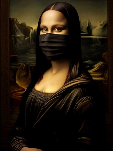 Alberto RICARDO - Print-Multiple - Mona Lisa Masque