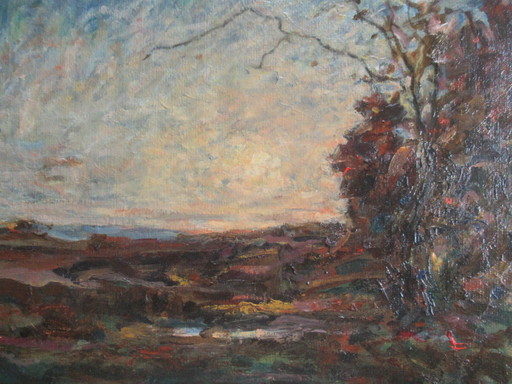 Auguste RAVIER - Gemälde - Paysage