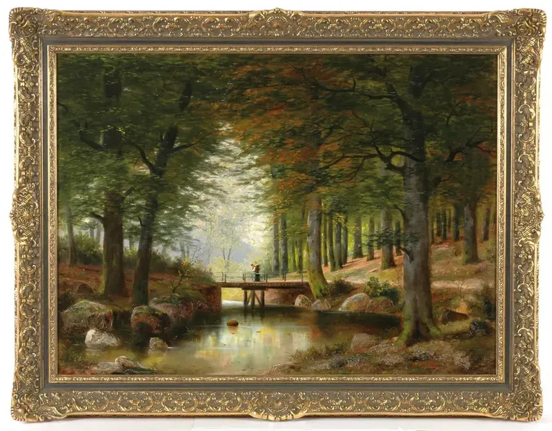 In Vienna Woods Oil On Canvas 1900 10 By Alois Arnegger Buy