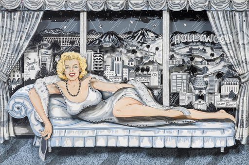 Charles FAZZINO - Print-Multiple - The Essence of Marilyn
