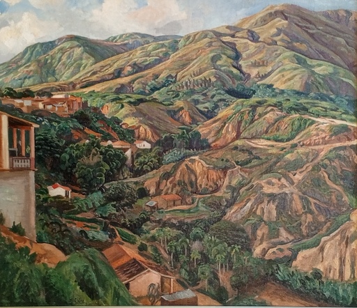 Manuel CABRÉ - Pintura - El Ávila desde San Bernardino 