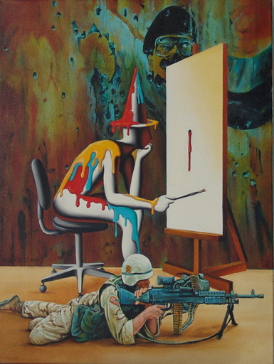 Mark KOSTABI - Gemälde - Senza titoli