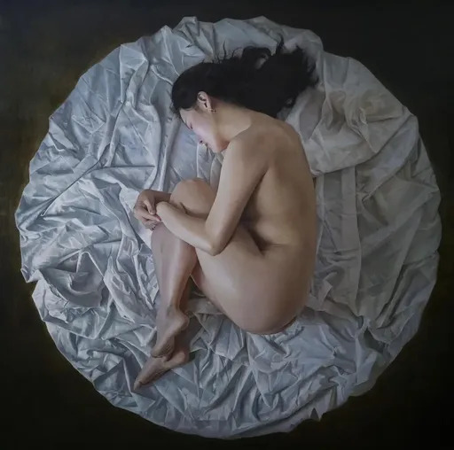 LIU Xianzhu - Pittura - Luna 2