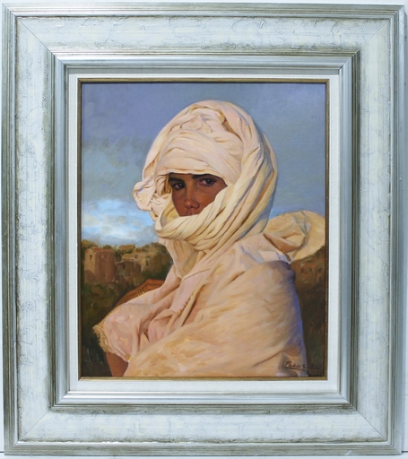 Pablo Segarra CHIAS - Painting - Mujer con turbante